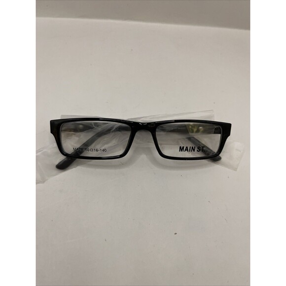 Main St Eyeglasses MA28 Designer Demo Lens Black 50-16-140 - Picture 3 of 7